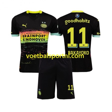 PSV Eindhoven Johan Bakayoko 11 Kind Uit Tenue 2024-25